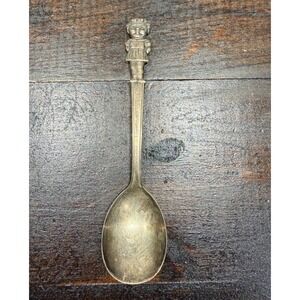 Vintage International Silver co. Silver Plated Girl‎ Campbell Soup Spoon